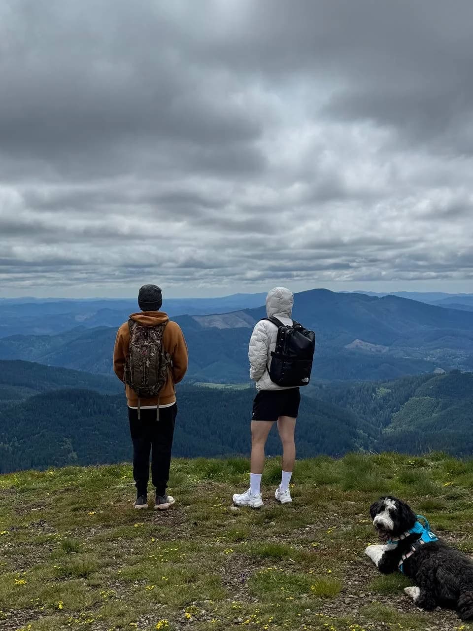 My best friend and me at Marys Peak