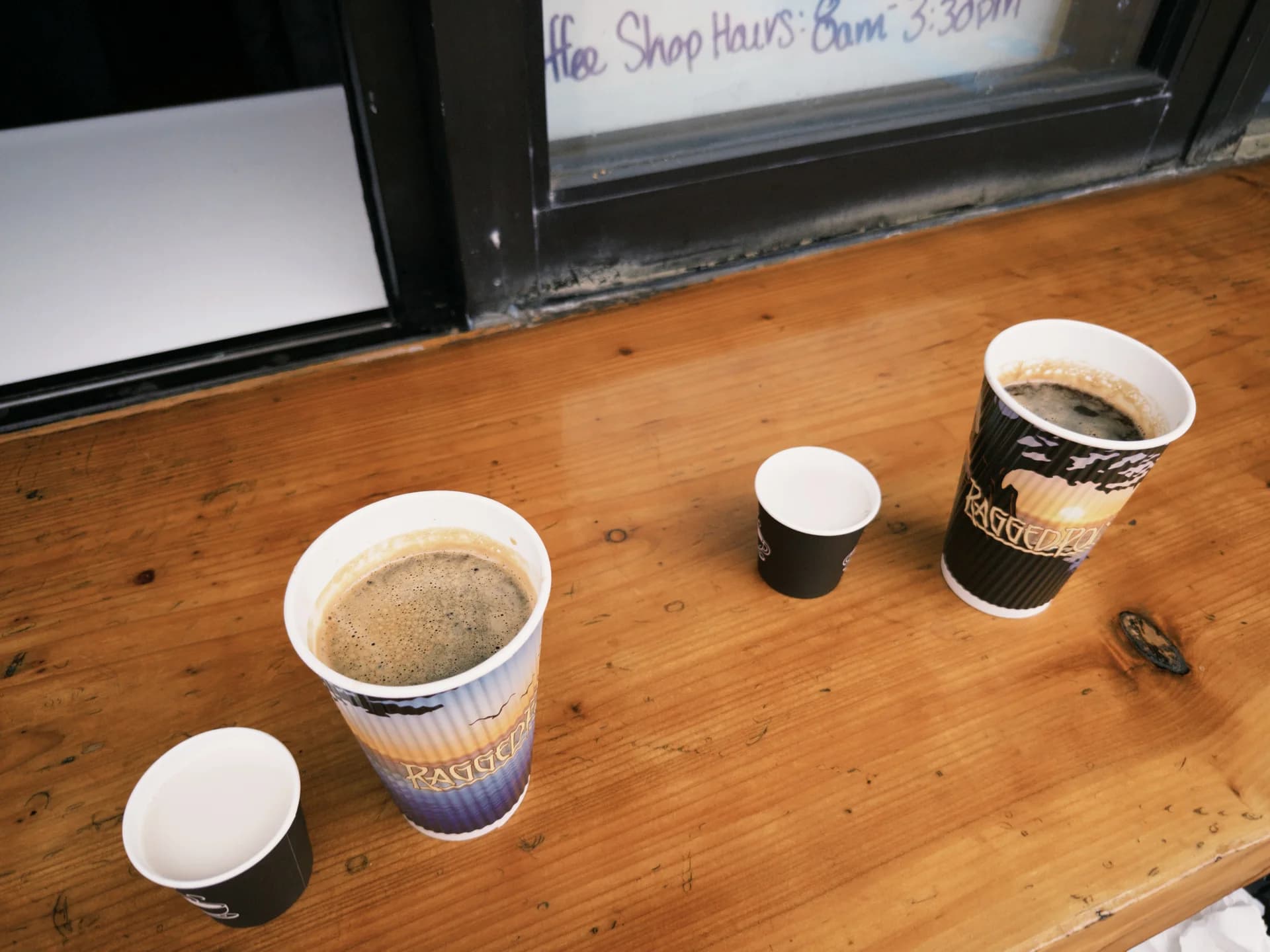 A coffee stop along the way